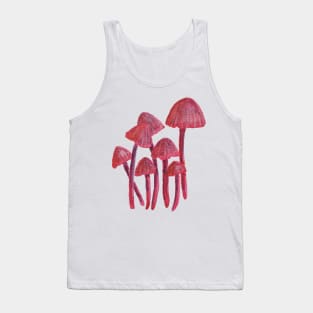 Pink mushrooms Tank Top